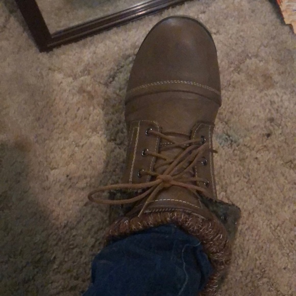 Brown ankle-boots - Picture 2 of 5